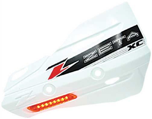Zeta XC Flasher Protector Handguard Shields White