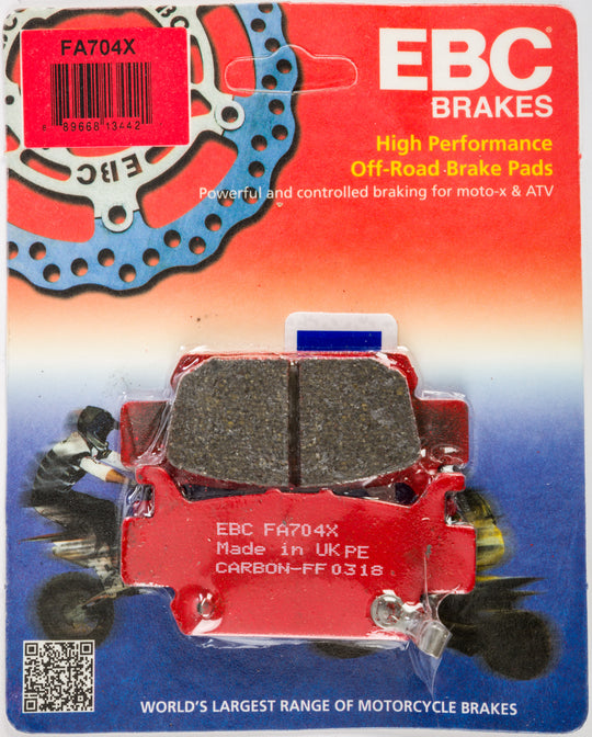 EBC Standard Brake Pads FA704X Carbon X