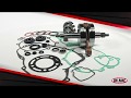 Yamaha Raptor 700 Big Bore Engine Rebuild Kit 2006-2014 -- K&N + Hot Rods + Cylinder Works