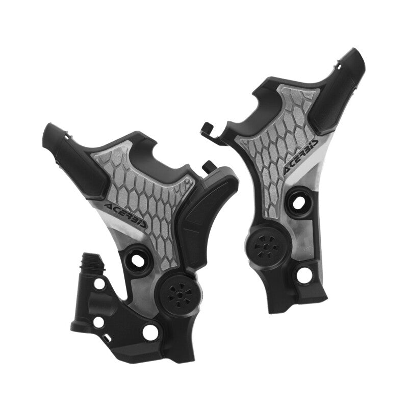 Acerbis X-Grip Frame Guards - 23+ Honda Transalp XL750 - Blk/Gray