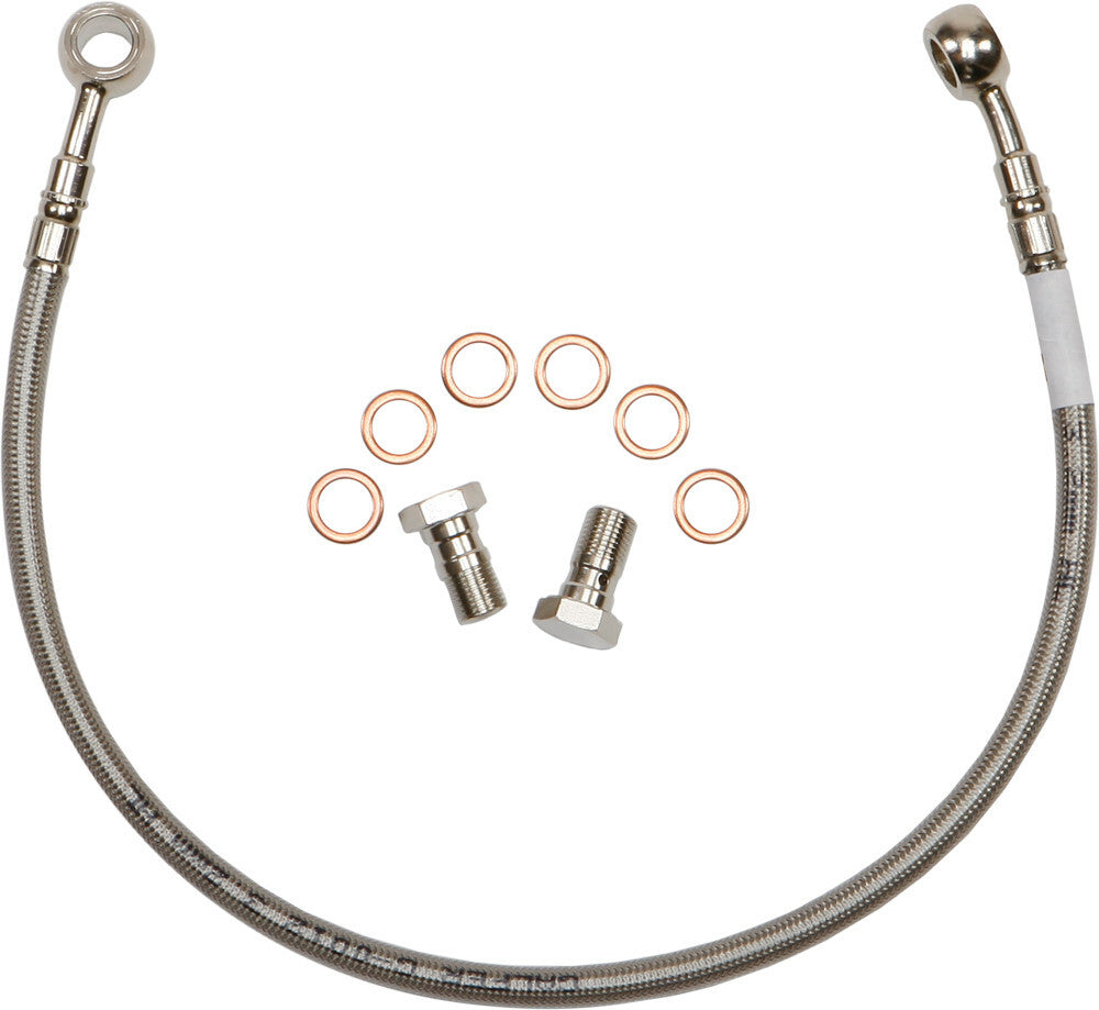 G Brakes Stainless Steel Brake Line - Yamaha Raptor 660R / 700R - Rear - Raptor 700R 2006-2012 Stock