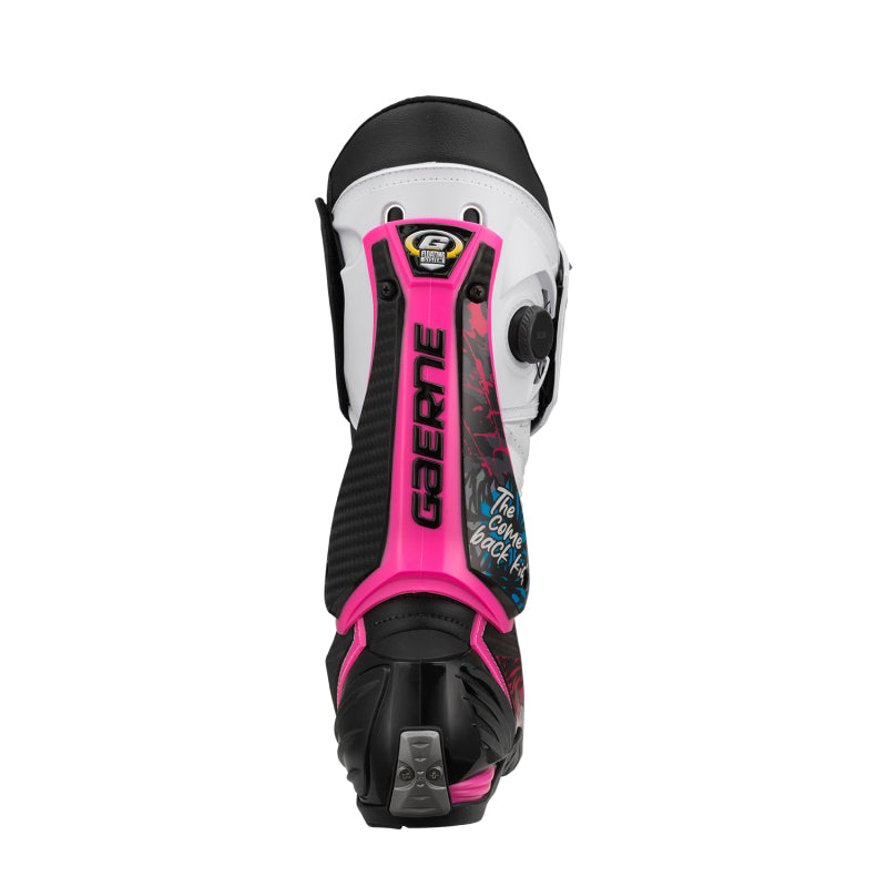 Gaerne GP1 LS Boot - Bold White/Pink - Size 12