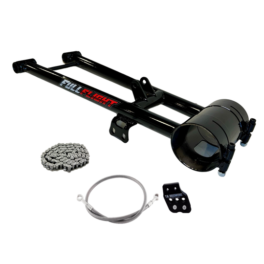 ATV Extended 4130 Chromoly Swingarm - Complete Package - FullFlight Racing  | ATV EXTENDED 4130 CHROMOLY SWINGARMS | FullFlight Racing | FullFlight Racing 