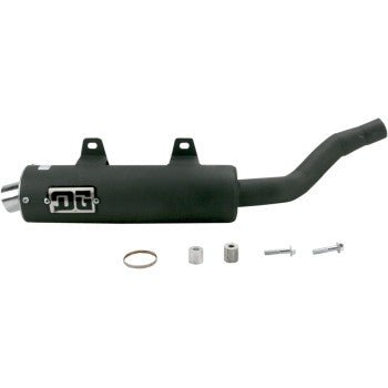 DG RCM II Slip - On Muffler for Yamaha YFZ 450 (2004–2014) - Dune Goons