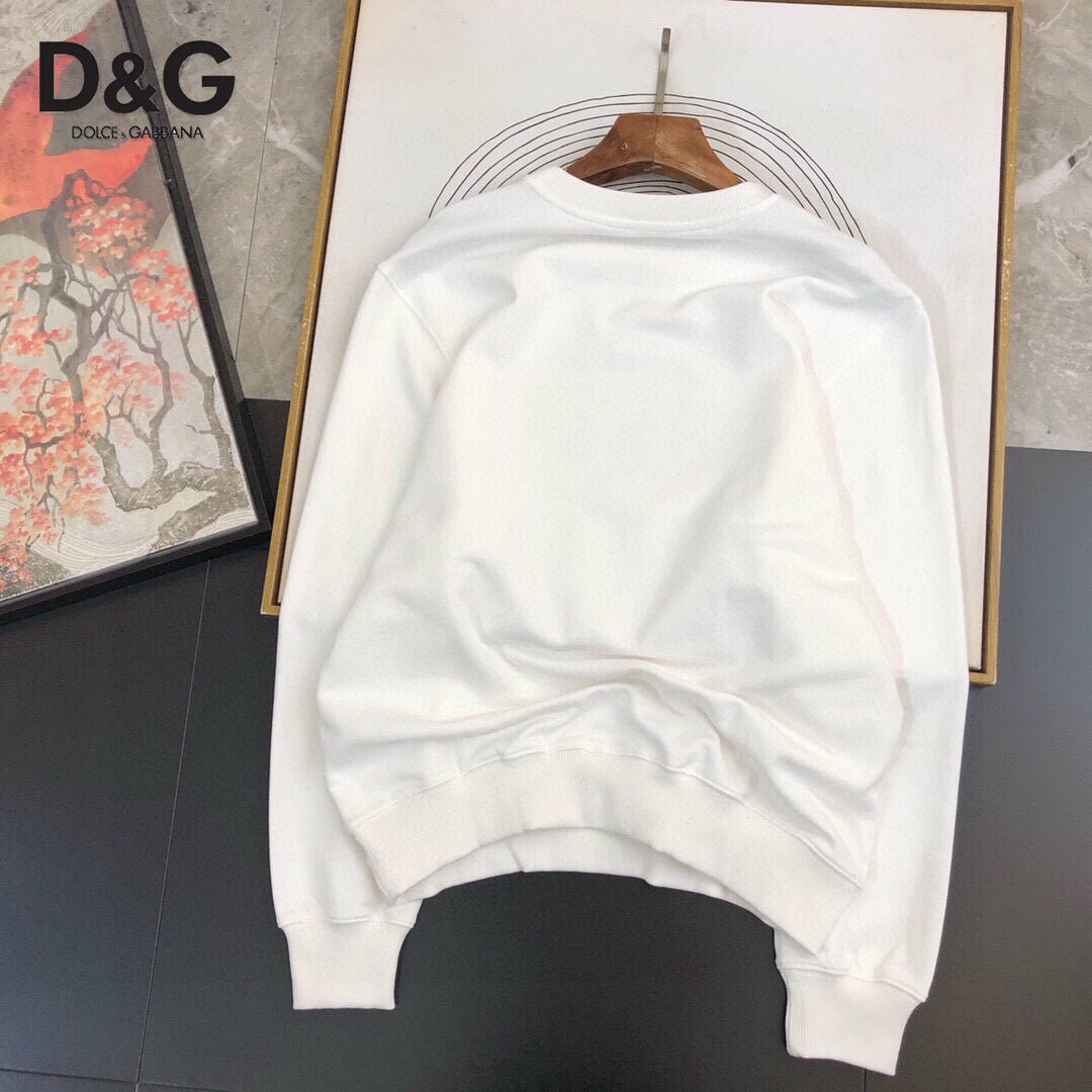 Dolce & Gabbana Logo Sweatshirt – Black or White - Dune Goons