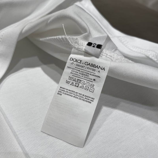 Dolce & Gabbana Logo T-Shirt – Black or White - Dune Goons