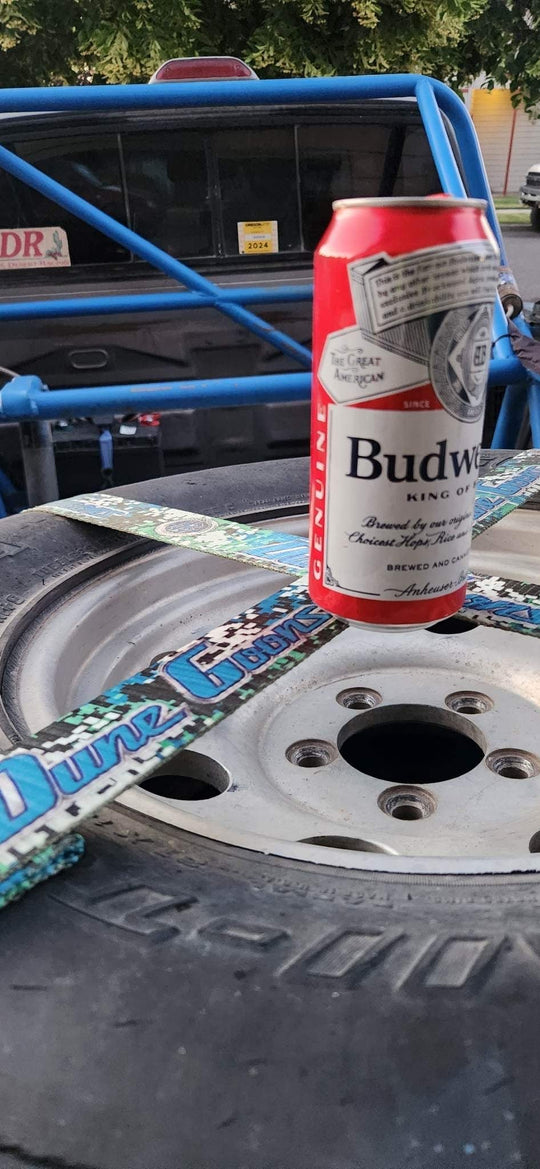 Dune Goons 2" Ratchet Straps with Soft Ties – 2500 lb. - Dune Goons