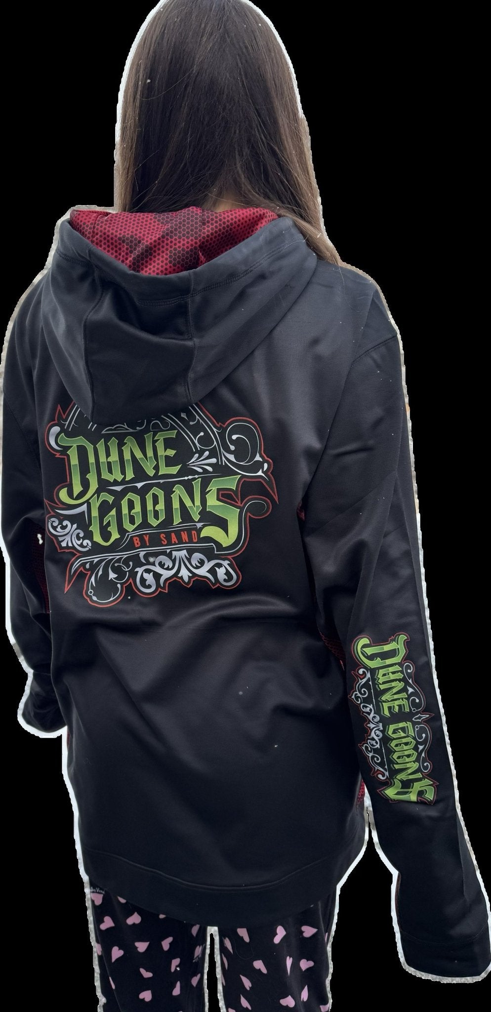 Dune Goons Sport - Wick Hoodie – Black/Red Pullover - Dune Goons