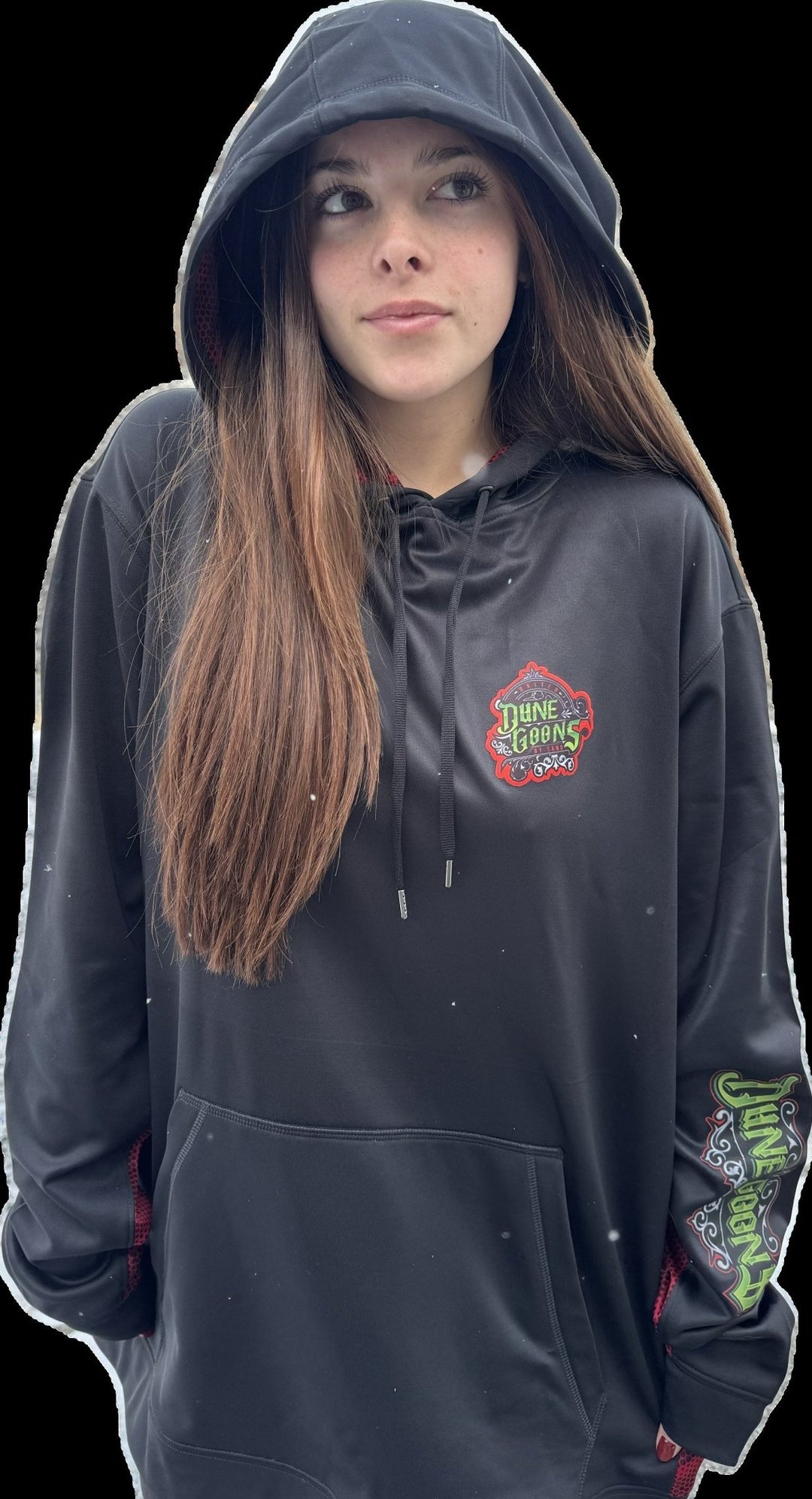 Dune Goons Sport - Wick Hoodie – Black/Red Pullover - Dune Goons