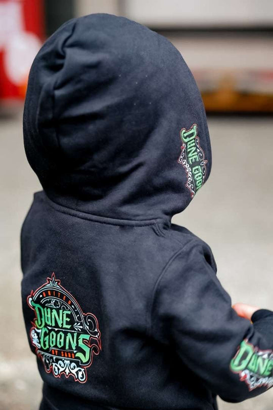 Dune Goons Toddler Full - Zip Hoodie – Soft Cotton/Poly Fleece - Dune Goons
