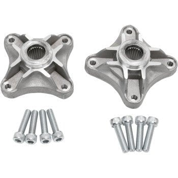 Dura Blue Aluminum Rear Wheel Hubs – Yamaha Raptor 700 / YFZ450 / 4/115 Pattern - Dune Goons