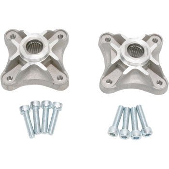 Dura Blue Aluminum Rear Wheel Hubs – Yamaha Raptor 700 / YFZ450 / Banshee - Dune Goons