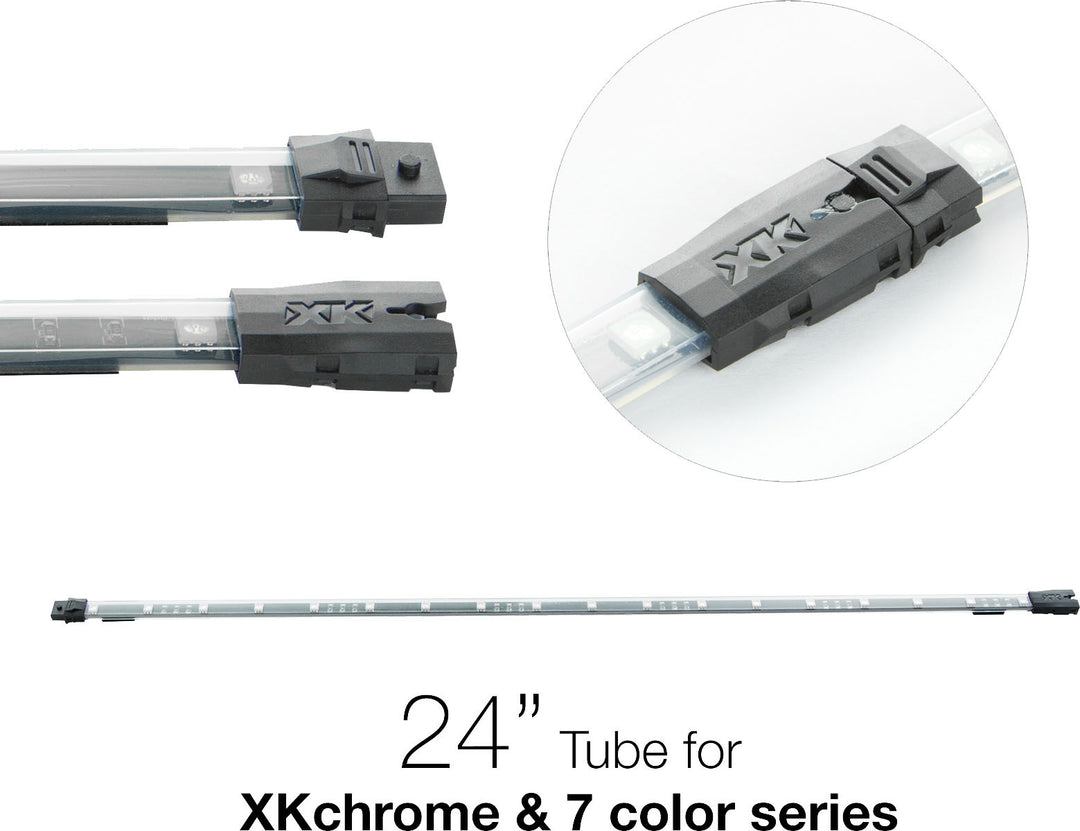 XK Glow Accessories - Extension Wires, Pods, Strips and Tubes - 24 in Multi-Color Tube