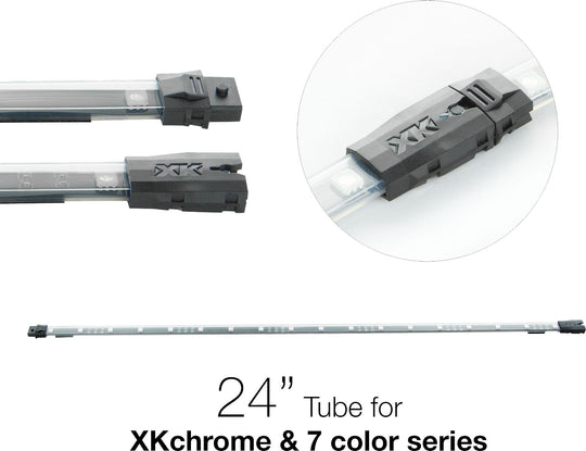 XK Glow Accessories - Extension Wires, Pods, Strips and Tubes - 24 in Multi-Color Tube