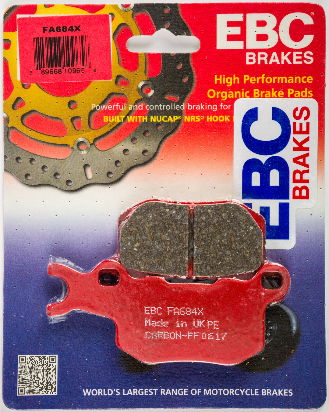 EBC Standard Brake Pads FA684X Carbon X