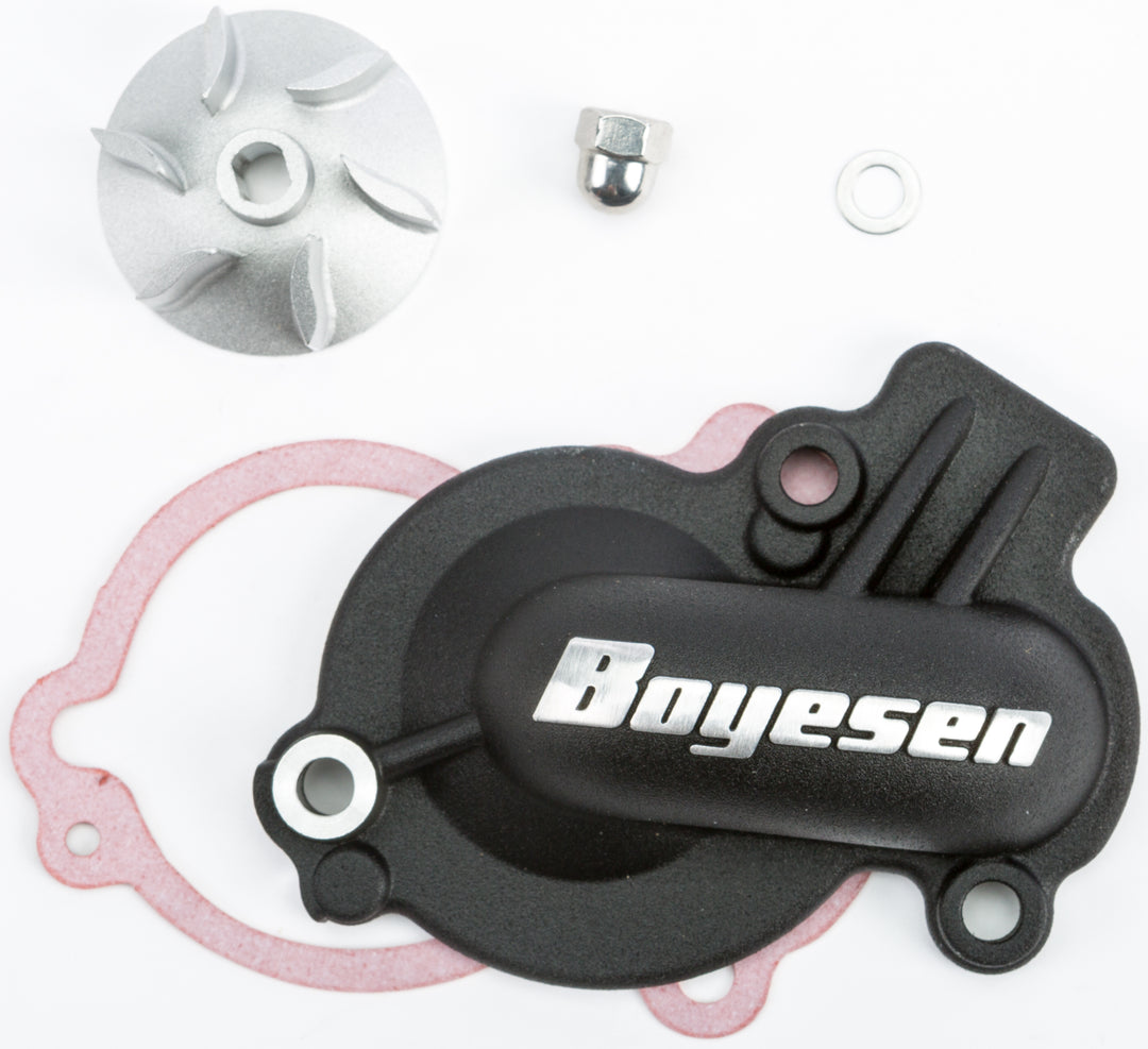 Boyesen Water Pump Cover & Impeller Kit Black