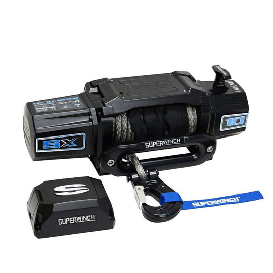 Superwinch SX10SR Synthetic Rope Winch - Semi Gloss Black