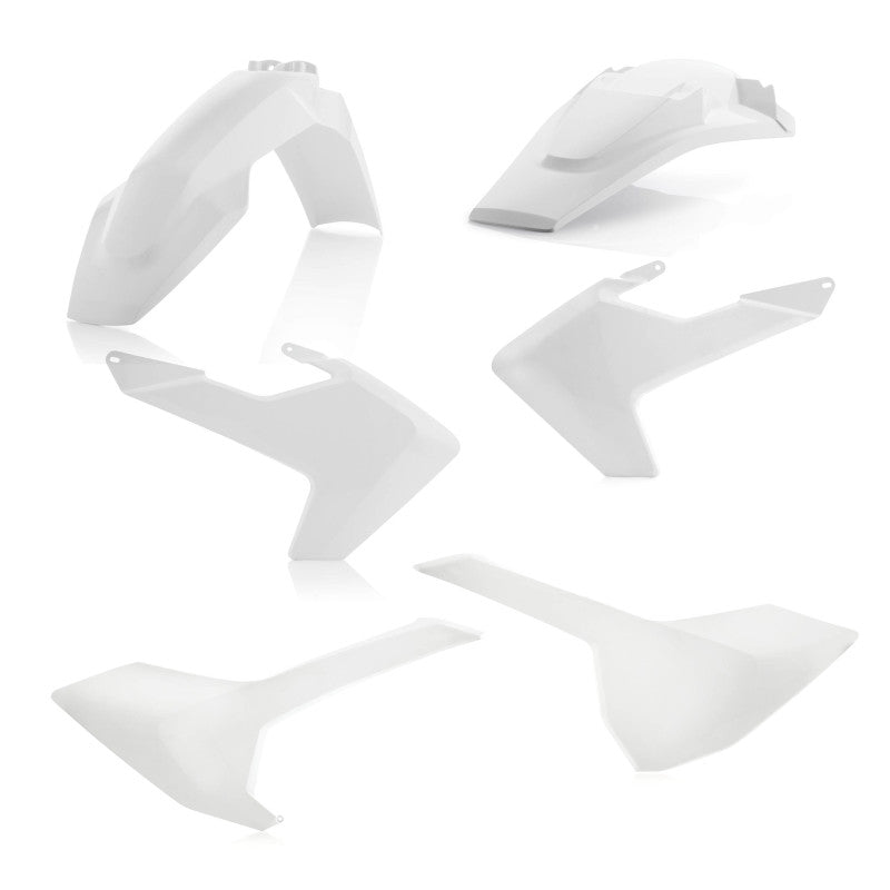 Acerbis Plastic Kit - 16-18 Husq TC/FC/FX/TX 125-450 - White