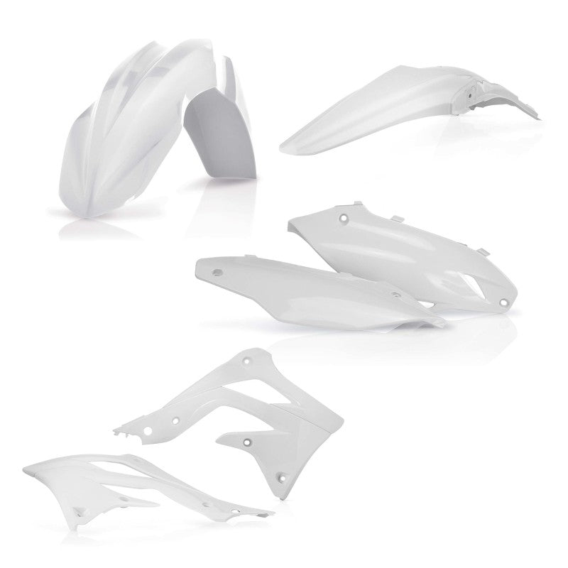 Acerbis Plastic Kit - 13-15 Kawasaki KX450F - White