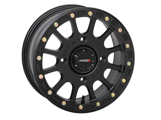 System 3 SB5 Wheels 15x7 5+2 (+38MM) Black
