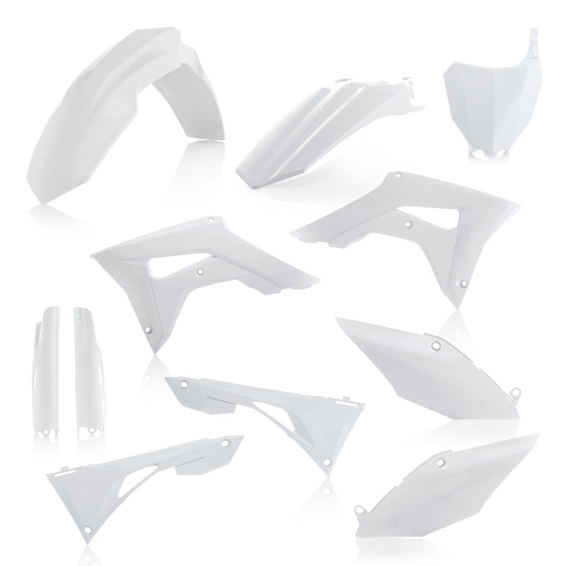Acerbis Plastic Kit - 19-21 Hon CRF250R (No Tank) - White