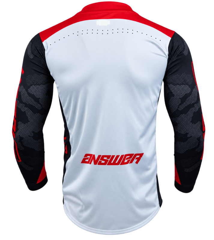 Answer LE Elite Camo Jersey Red/White/Black