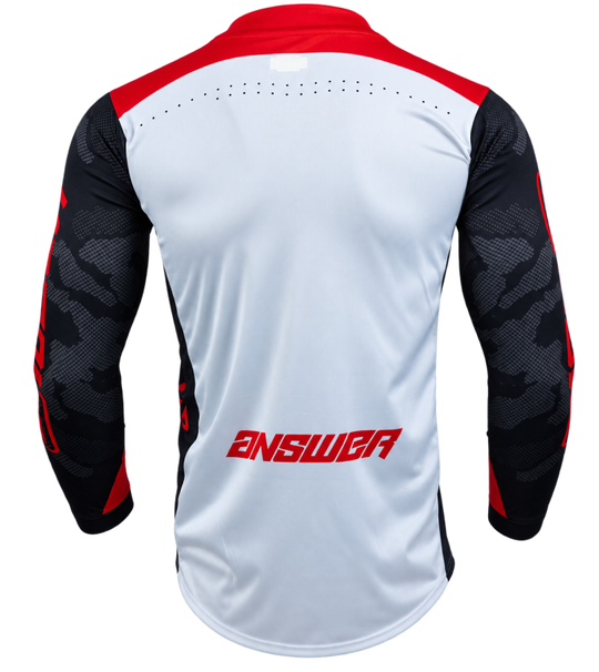 Answer LE Elite Camo Jersey Red/White/Black