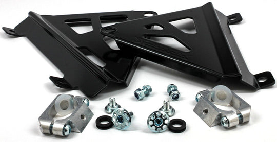 Works Connection Radiator Brace Brace CRF250 Black (18-B777)