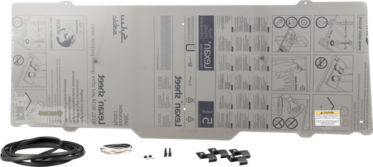 Open Trail UTV Rear Windshield - Polaris RZR / Ranger - Ranger XP 900 / XP 1000 - Tinted 2013-2024