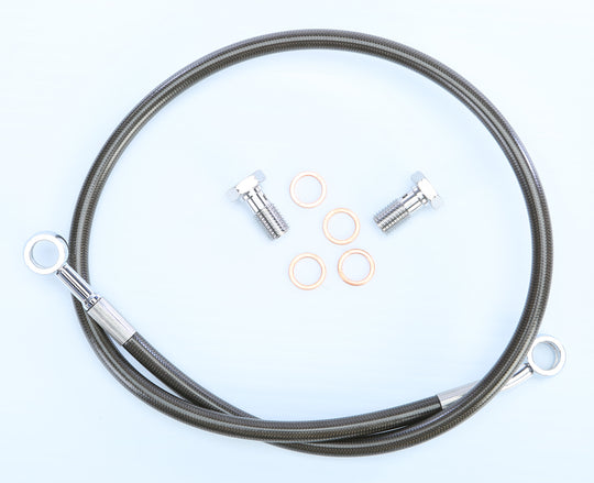Streamline Rear Brake Line Kit Smoke +4 in