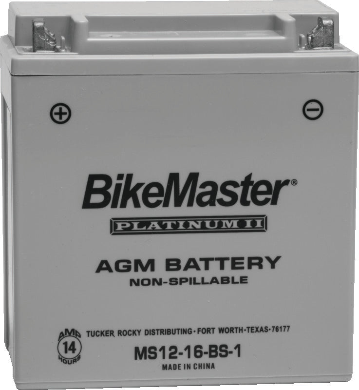 BikeMaster AGM Battery - MS12-16-BS-1 - Suzuki