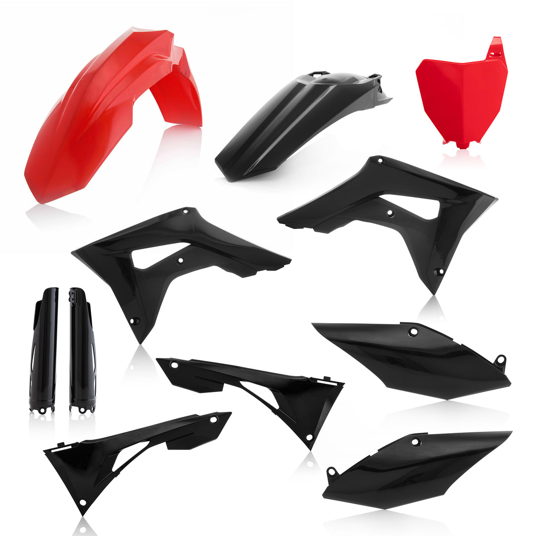 Acerbis Full Plastic Kit HON Red/Black (2736251018)