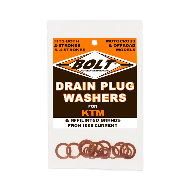 Bolt KTM Copper Drain Plug Washers