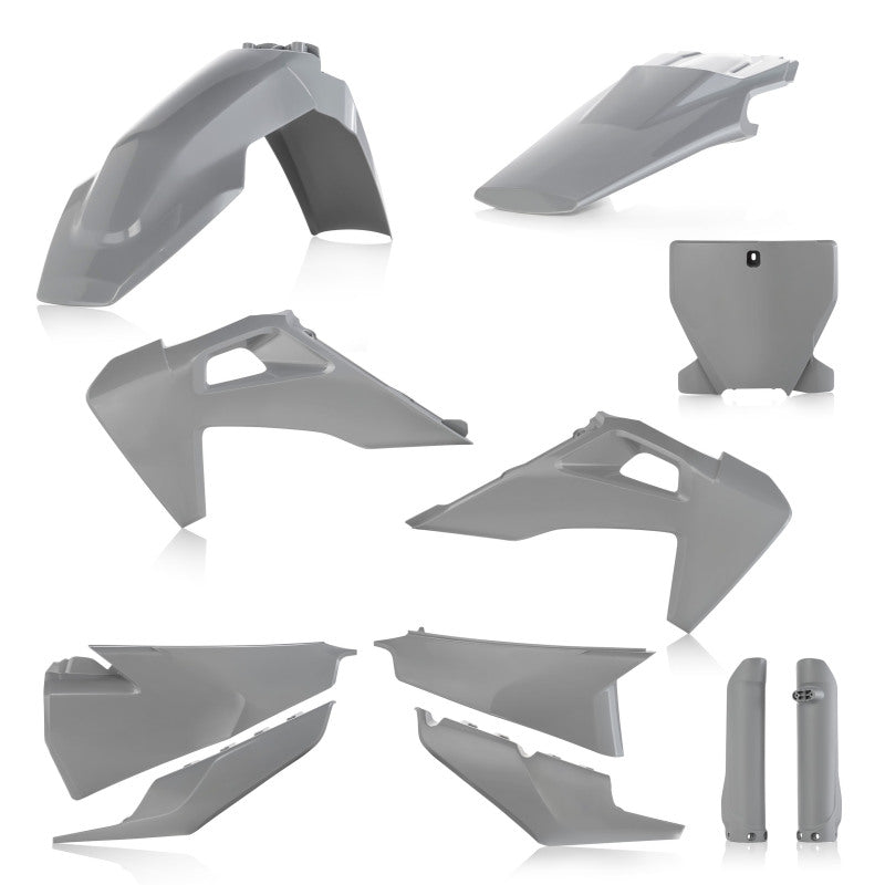 Acerbis Full Plastic Kit - 19-22 Husq TC/FC/FX/TX 125-450 - Gray