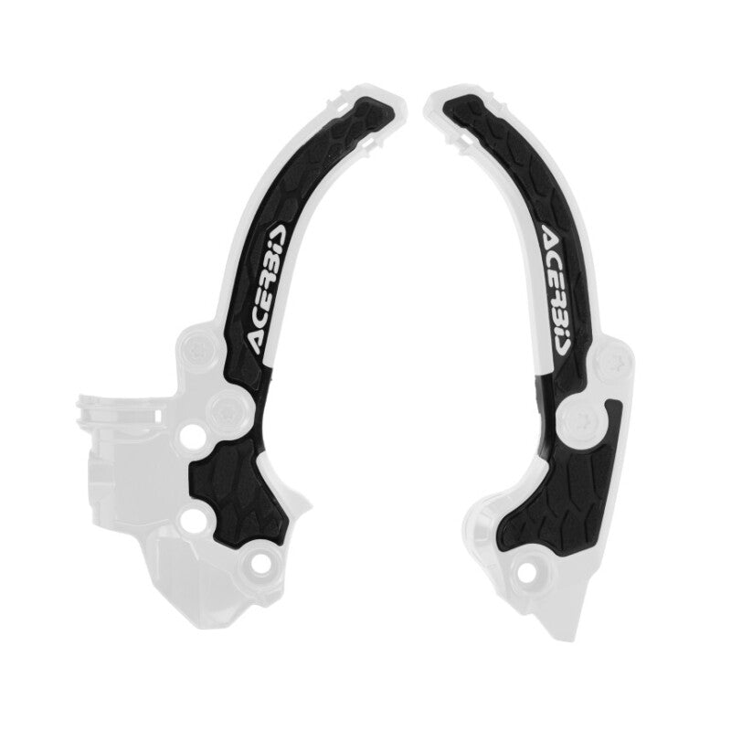 Acerbis X-Grip Frame Guards - 2024 KTM SX50 - White/Black