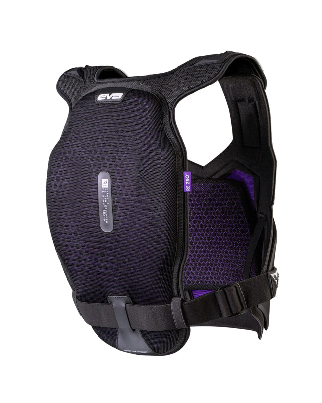 EVS F1 Pro Chest Protector Adult with RE ZRO Black