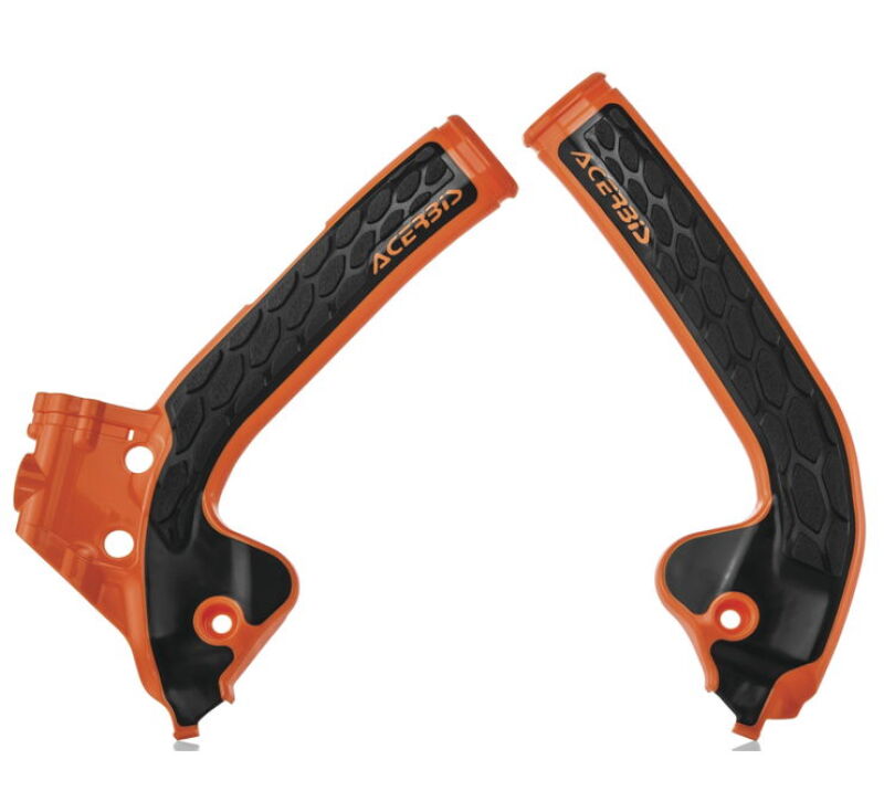 Acerbis X-Grip Frame Guards - 18-24 Husq/KTM/GG 85 - Orange