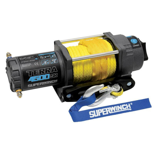 Superwinch Terra 4500SR Winch - 4,500 lb - Gray Wrinkle
