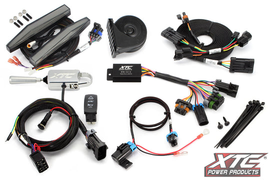 XTC Self-Canceling Turn Signal Kit with Billet Lever, Horn and X-LITE DRL - Kawasaki - Mule PRO 2017-2026