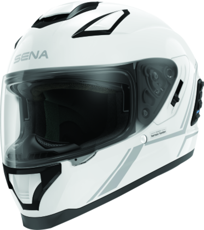 Sena Technologies Stryker Bluetooth Helmet w/Mesh Intercom Glossy White - XL