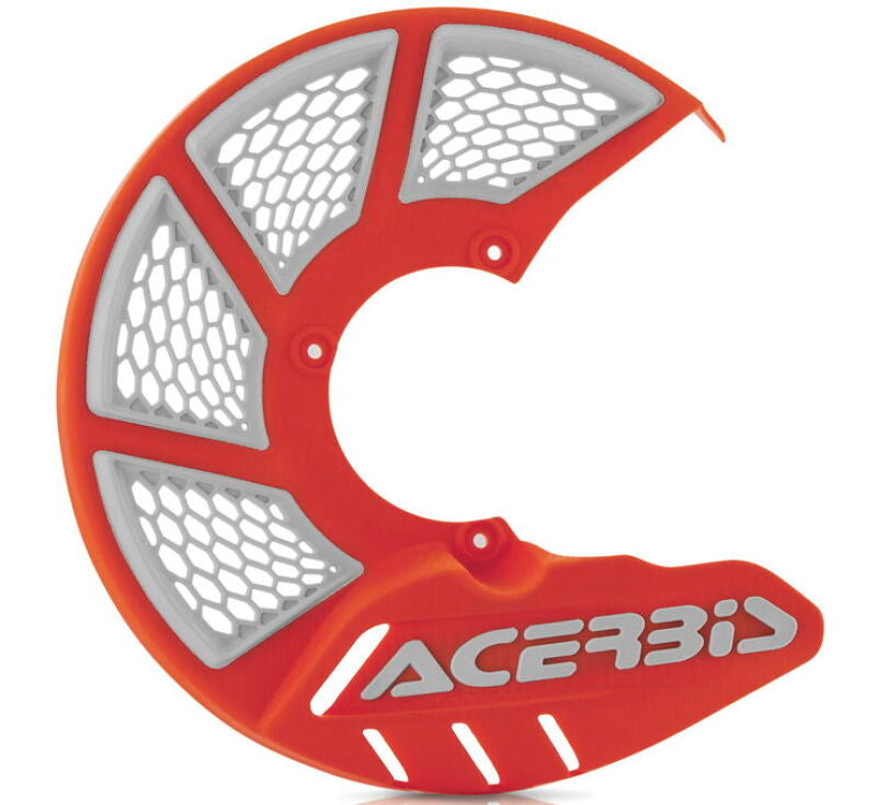Acerbis X-Brake Vented Disc Cover - 16 Orange/White