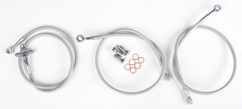 Streamline Front Brake Line Kit +2 in 3-Line