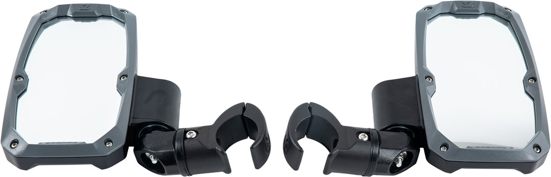Seizmik Embark Side Mirrors - Pair - 1.75 to 2 in Round Tube ROPS