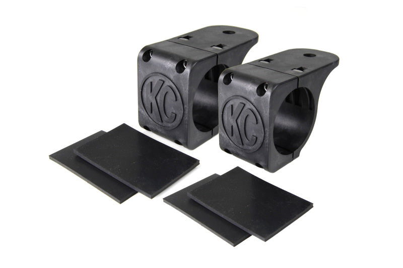 KC HiLiTES Universal Tube Clamp Light Mount Bracket Set/2.25in. to 2.5in. Bar (Pair)