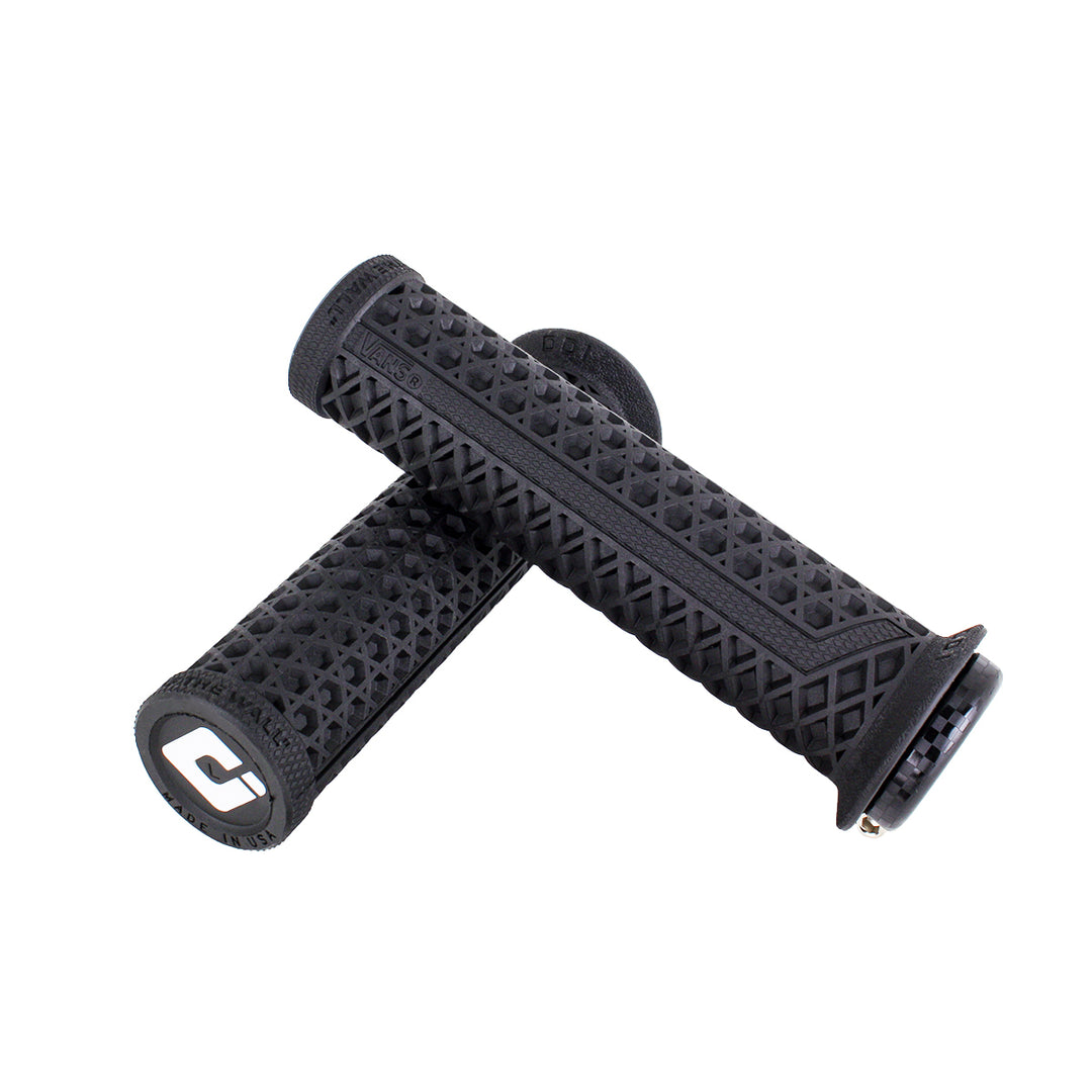 ODI Vans V2 Lock-On Grips - 135mm - Black / Black