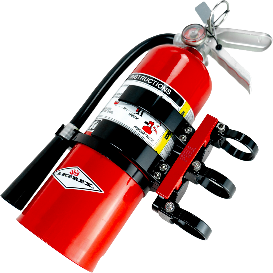 Axia Alloys Quick Release Fire Extinguisher Mount for 5 lb Amerex - Black