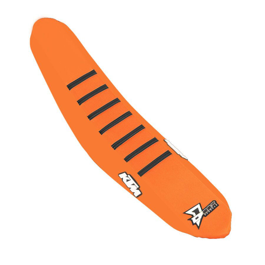D-Cor Seat Cover Orange with Ribs (30-30-218)