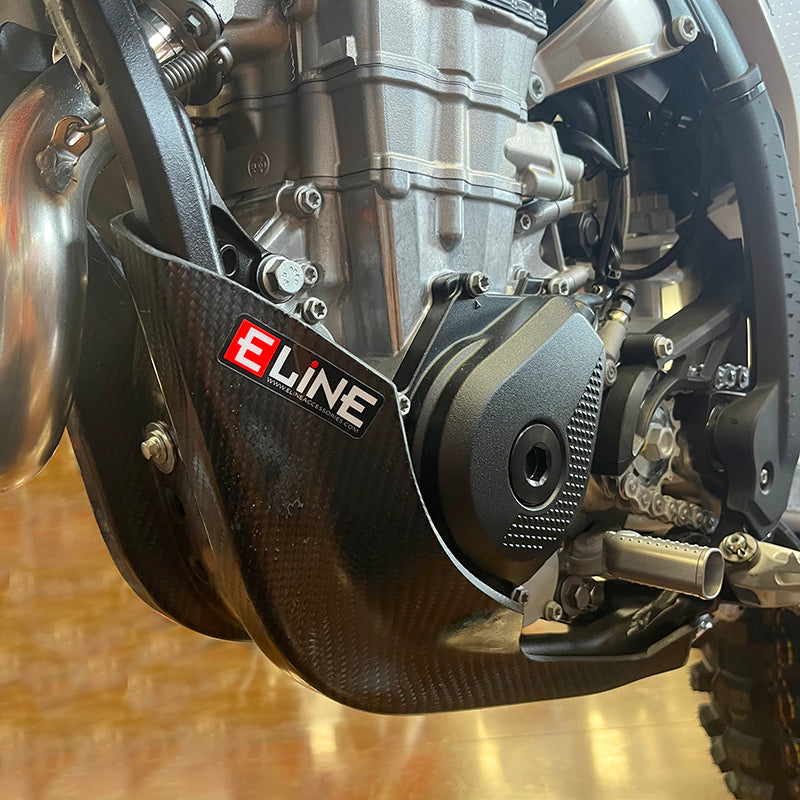 E-Line Accessories Carbon Fiber Skid Plates Plate Gas and Husqvarna/KTM (MSP25023)