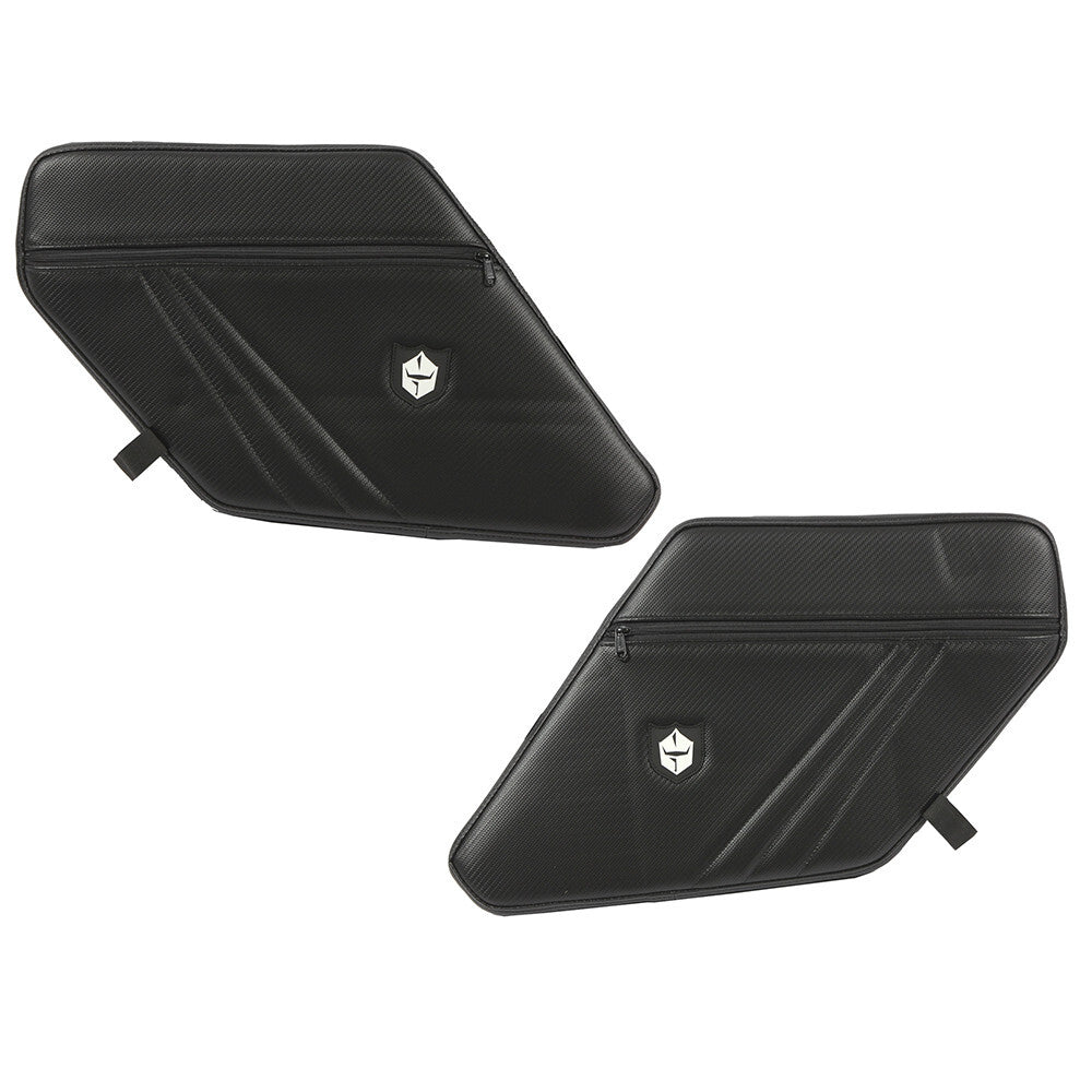 Pro Armor Front Door Bags with Knee Pads - Polaris RZR XP 1000 / Turbo, Black