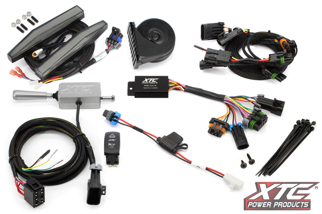 XTC Self-Canceling Turn Signal Kit with Billet Lever, Horn and X-LITE DRL - Can-Am - Maverick R 2024-2026